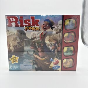 New Risk Game Junior game by Hasbro Gaming 2-4 players age 5+ Sealed Dmg Box